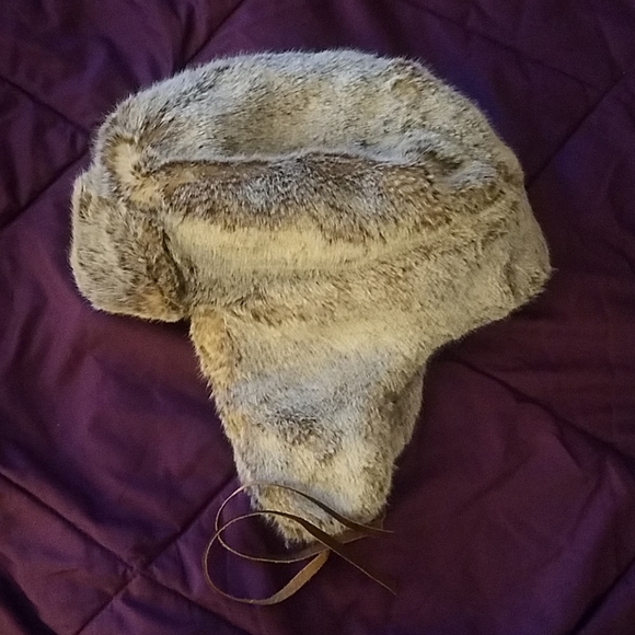 Restoration Hardware Faux Fur Hat 